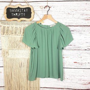 NWOT Loft Button Back Blouse G14